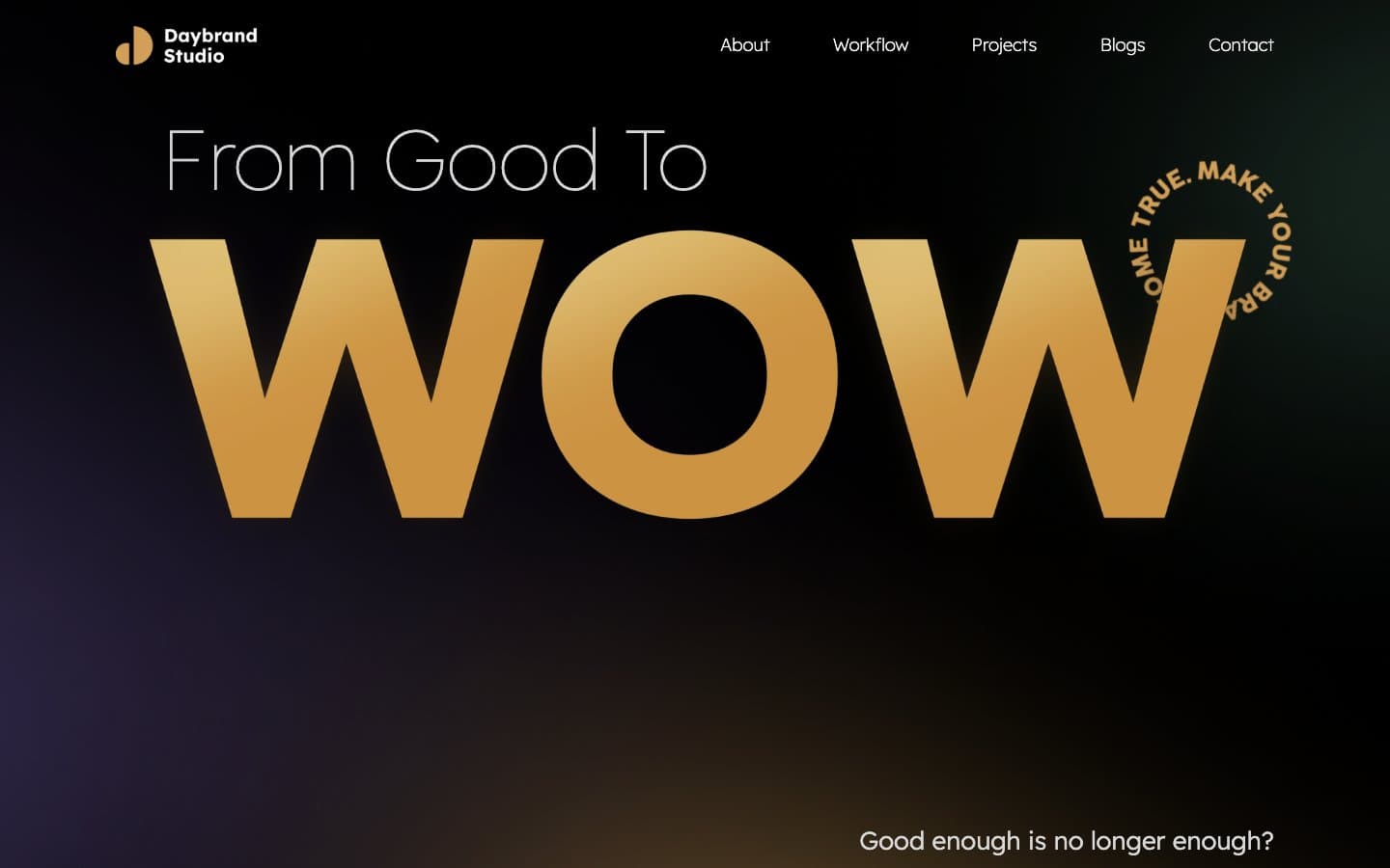 Daybrand Studio homepage
