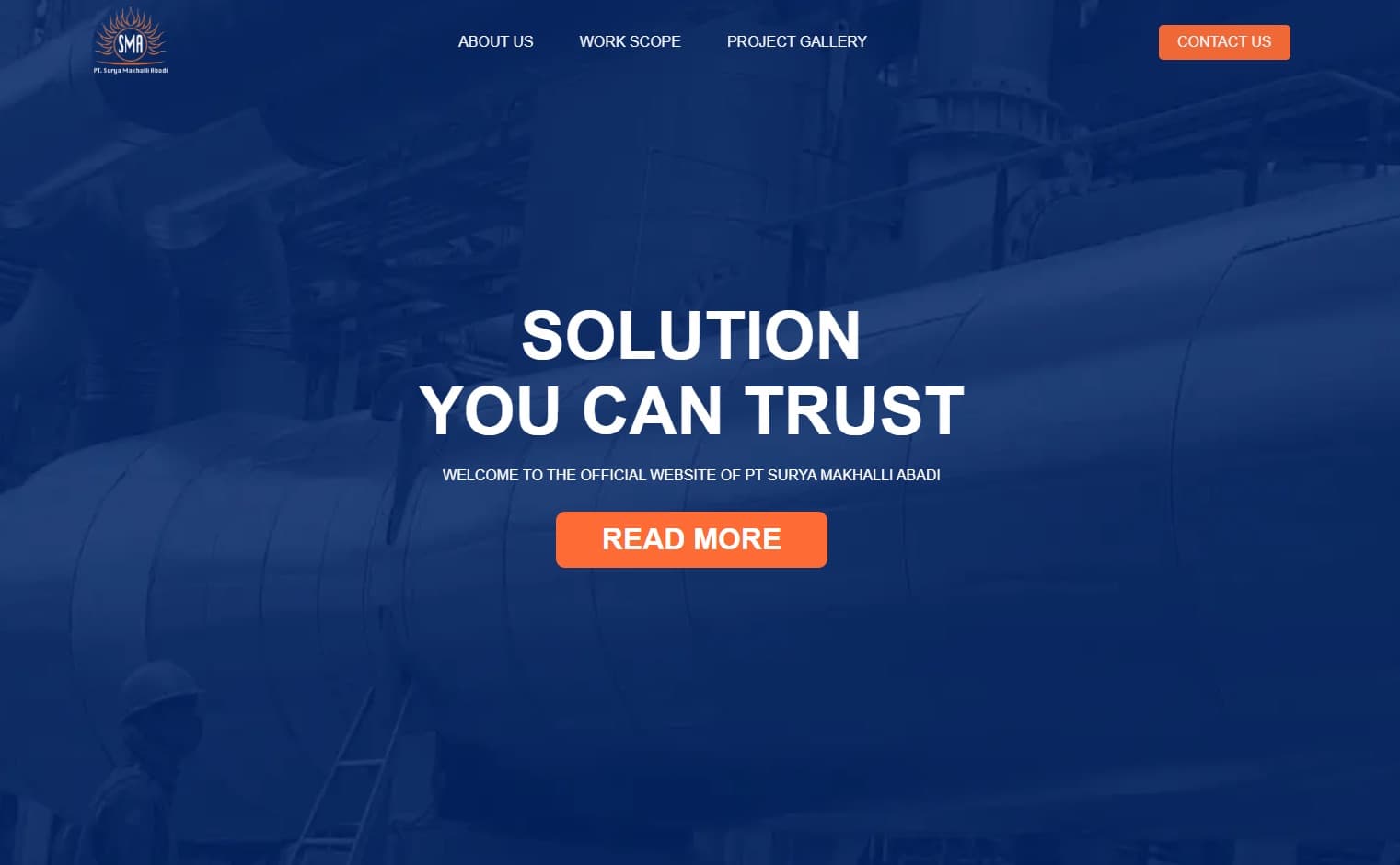 Surya Makhalli Abadi homepage